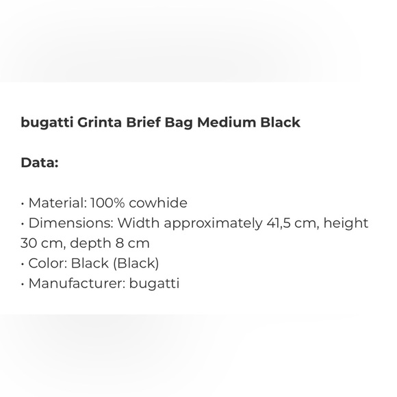 Bugatti Grinta Brief Bag Medium Black Distressed Leather or Laptop Bag - Picture 11 of 12